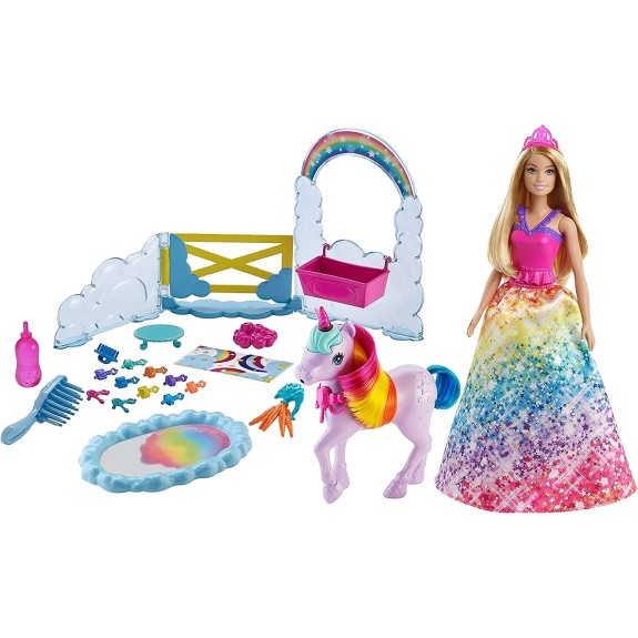 Barbie Dreamtopia Feature Pet Nurturing Play