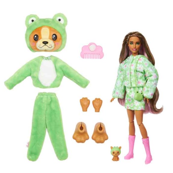 Barbie Cutie Reveal Barbie Costume Cuties Series - Dog in Frog