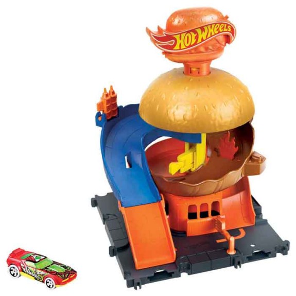 Hot Wheels City Downtown Burger Blitz