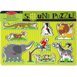 Melissa and Doug Zoo Animals Sound Puzzle
