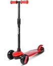 Ziggy 3-Wheel Tilt Scooter w/LED light - Red