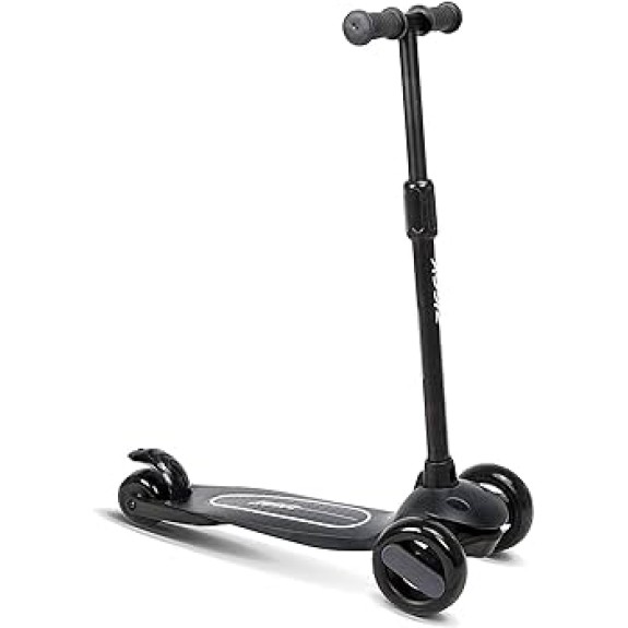 Ziggy 3-Wheel Tilt Scooter w/LED light - Black