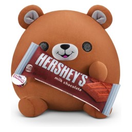Snackles Medium - Bear holding  PLUSH Hershey's Milk Chocolate