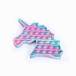 Fidgets: Camouflage unicorn - Blue Pink