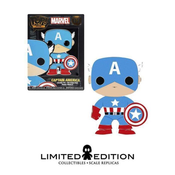 Funko Pop! Pin Marvel: Captain America
