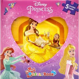DISNEY PRINCESS (HEART SHAPED #3) MY FIRST PUZZLE BOOK