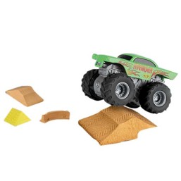 Bigfoot car field + space sand with 1 alloy car
