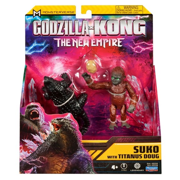 Godzilla x Kong Basic Fig. 3.5" - Suko w/Titanus Doug
