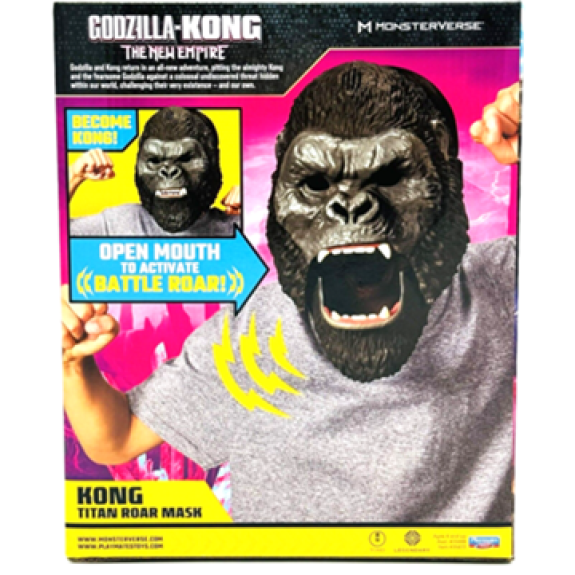 Godzilla x Kong Kong Mask RolePlay w/sounds