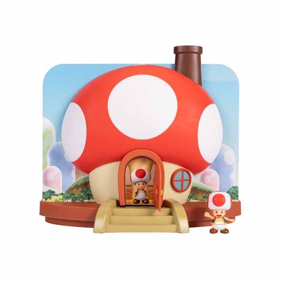 Nintendo 2.5" Toad House Playset Dlx