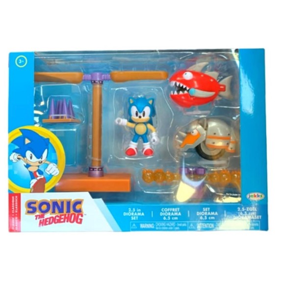 Sonic 2.5" Flying Battery Zone Diorama Set Wave #2