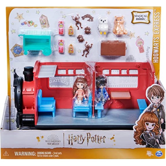 WW Magical Mini Hogwarts Express Train Playset-Hermione & Harry