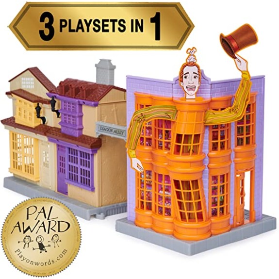 WW Magical Mini Diagon Alley Playset-Hermione & Fred