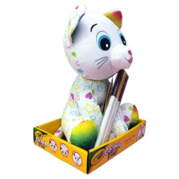 Crayola Colour Me Plush Cat
