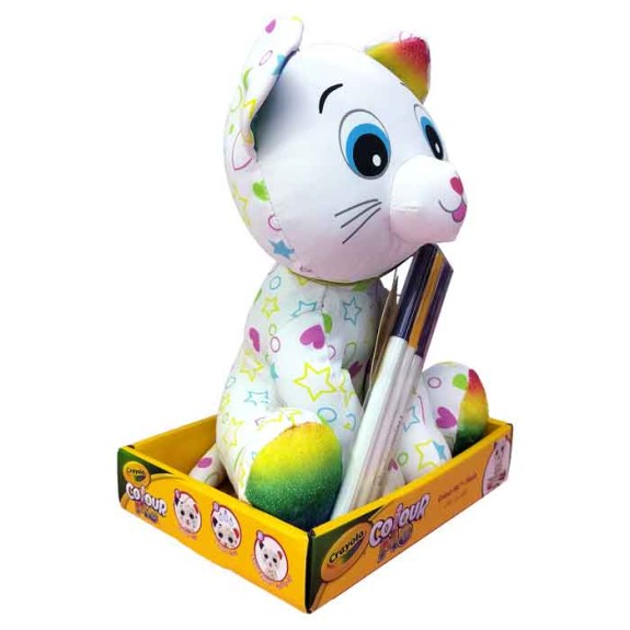 Crayola Colour Me Plush Cat