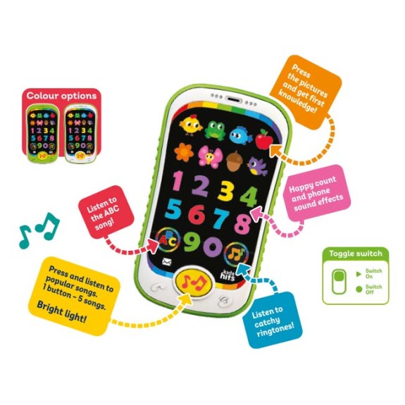 Kids Hits Smart Phone Counting Fun