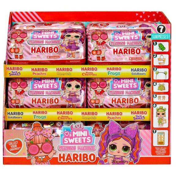 L.O.L. Surprise Loves Mini Sweets X Haribo Vending Machine asstd (PDQ)