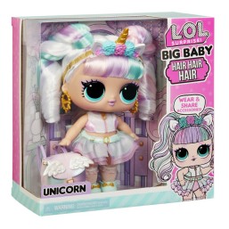 L.O.L. Surprise Big Baby Hair Hair Hair Doll - Unicorn