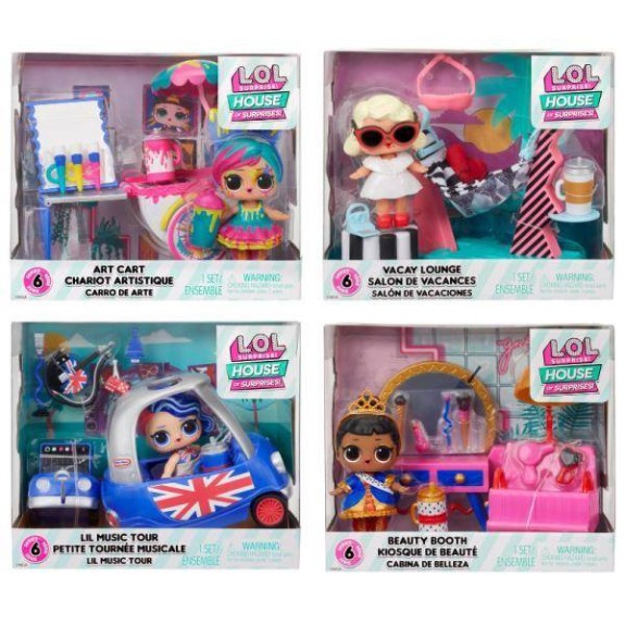 L.O.L. Surprise HOS Furniture Playset with Doll S2 Asst in PDQ1