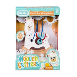 Little Tikes Wooden Critters Busy Beads Asst - Liama