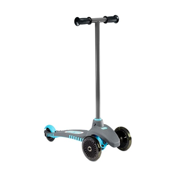 Little Tikes Lean To Turn Scooter with Lights - Teal/Gray
