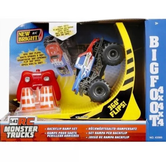 New Bright 1:43 Big Foot Monster Truck Back Flip Derby