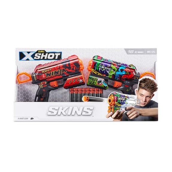 X-Shot -Excel Skin Flux 2pack