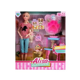 Doll set: Alisa with Pets