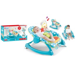 Baby Rocking Chair : Turquoise Blue
