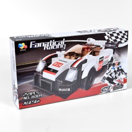 Building Racing Car : White