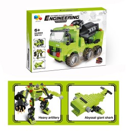 Building Blocks : Engineer's Green Truck