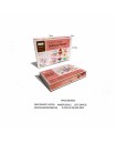 Three dimensional magnetic book of puzzle cake desserts