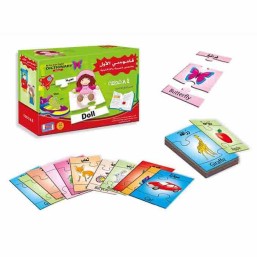 A-E BILINGUAL WORD PUZZLE LITERACY GAME