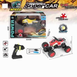 Cross country 1.16 beach motorcycle remote control vehicle with headlamp \/ 2 colors (excluding battery)