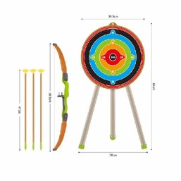 Two in one bow and arrow target