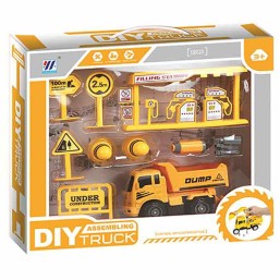 Diy assembly and disassembly dump truck set