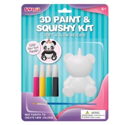 3D paint& squishy kit-Panda